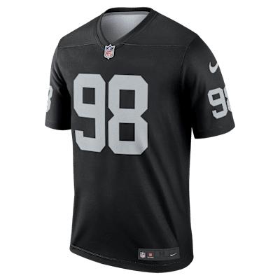 Maxx Crosby Las Vegas Raiders Nike Mens Dri-FIT NFL Legend Jersey | 94NMHLOR8DF-WY2 Product Image