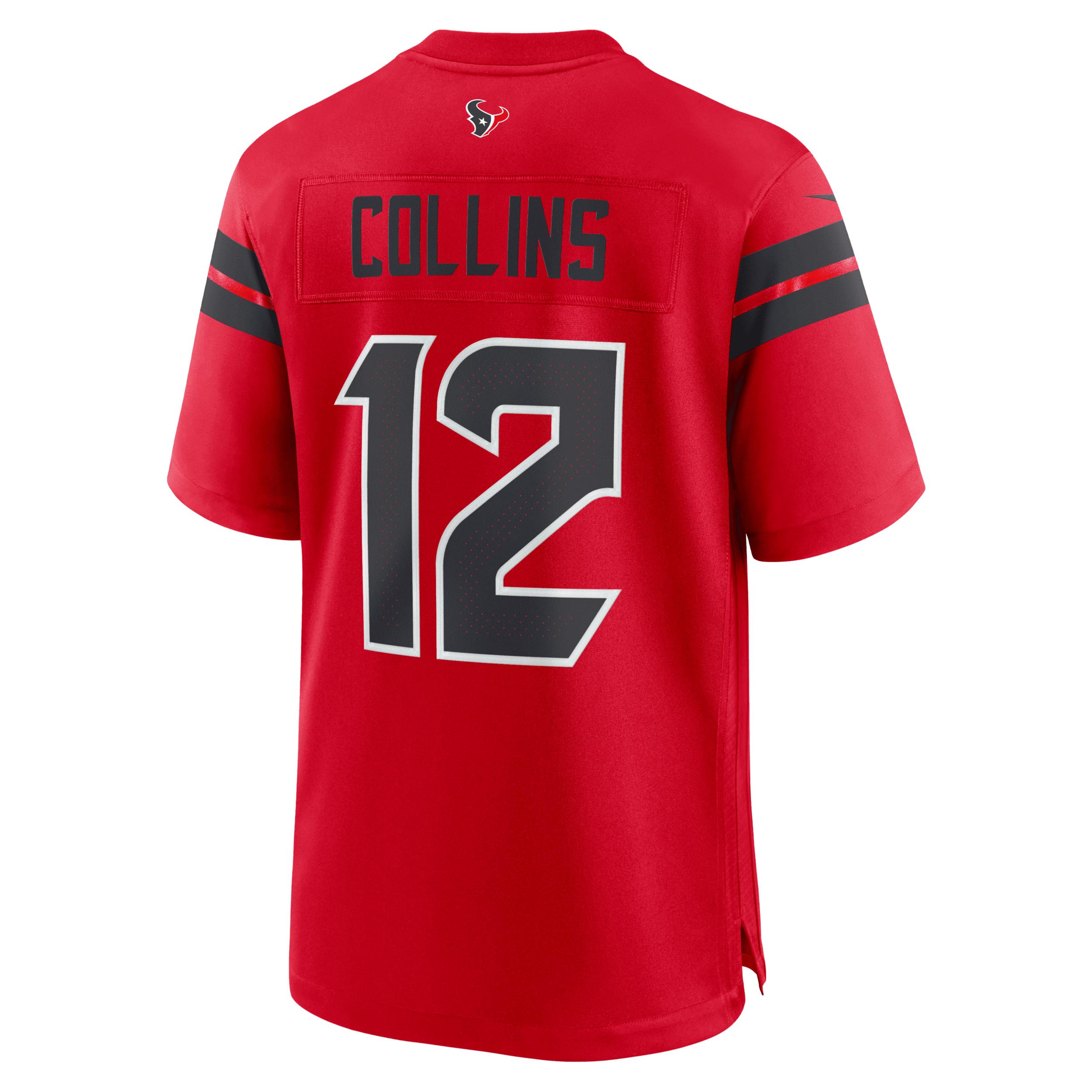 Nico Collins Houston Texans Nike Mens NFL Game Football Jersey | 67NM0B9G9HF-D1F Product Image