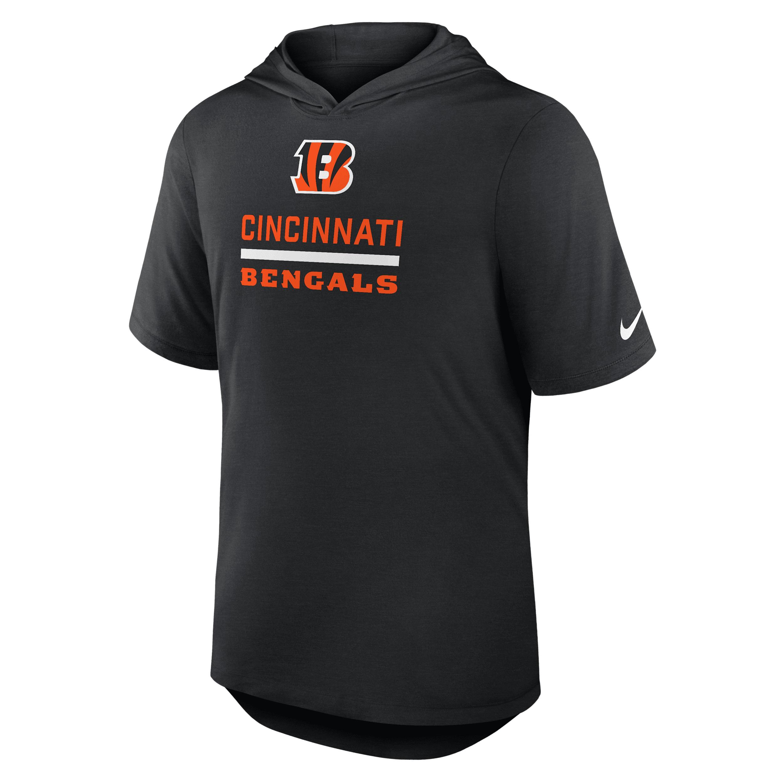 Cincinnati Bengals Nike Mens Dri-FIT NFL Hooded T-Shirt | 03NB00A9A-D0B Product Image