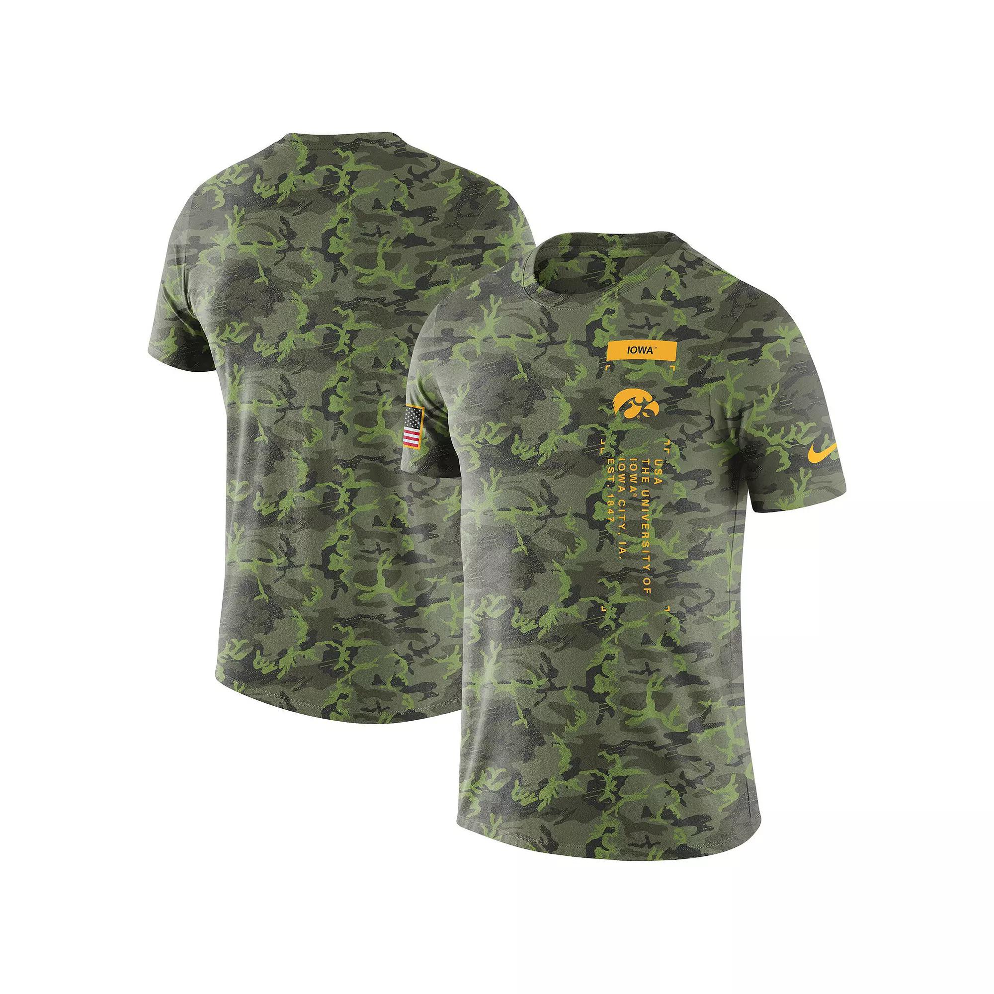 Men's Nike Camo Iowa Hawkeyes Military T-Shirt,  Product Image