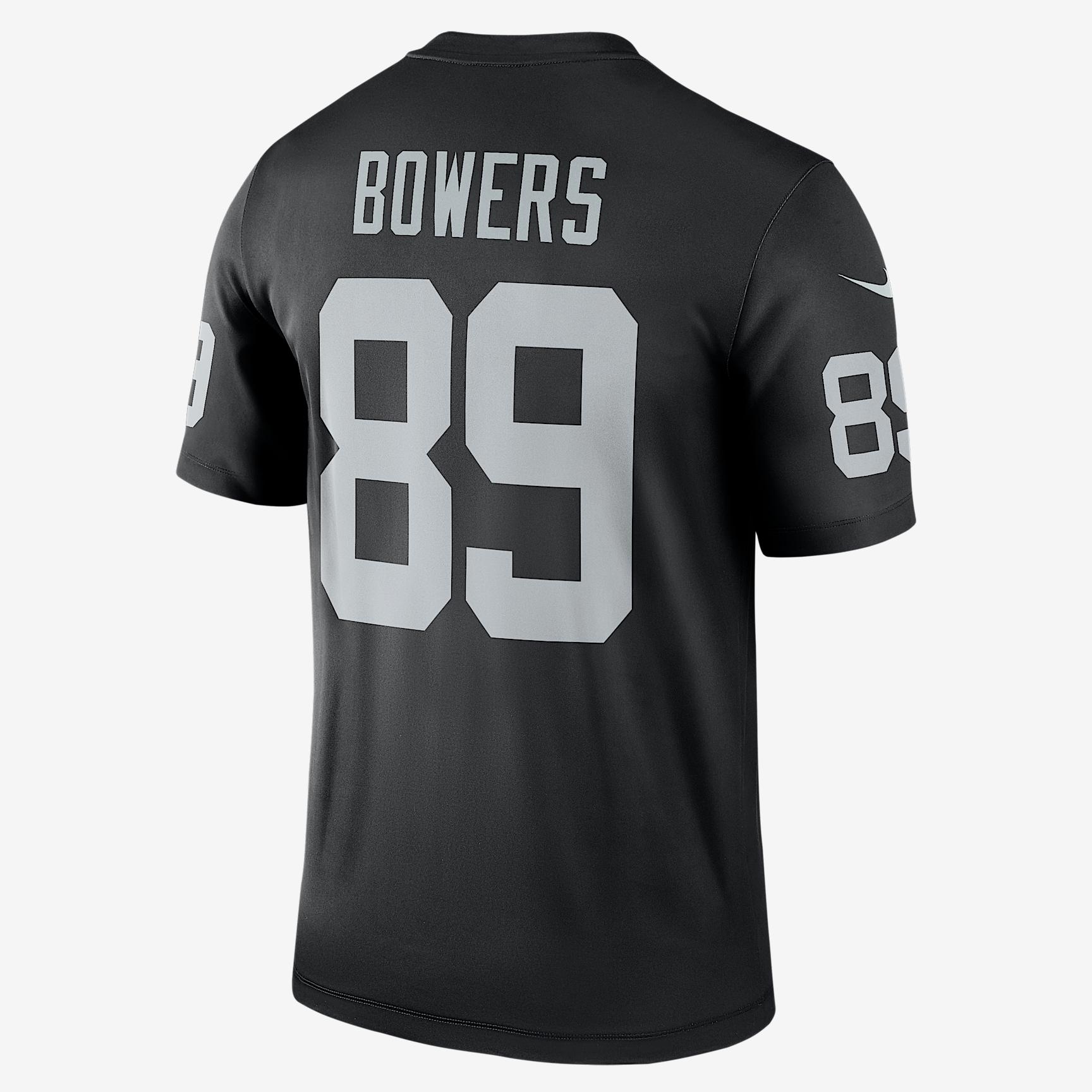 Brock Bowers Las Vegas Raiders Nike Mens Dri-FIT NFL Legend Jersey | 94NMHLOR8DF-WY1 Product Image