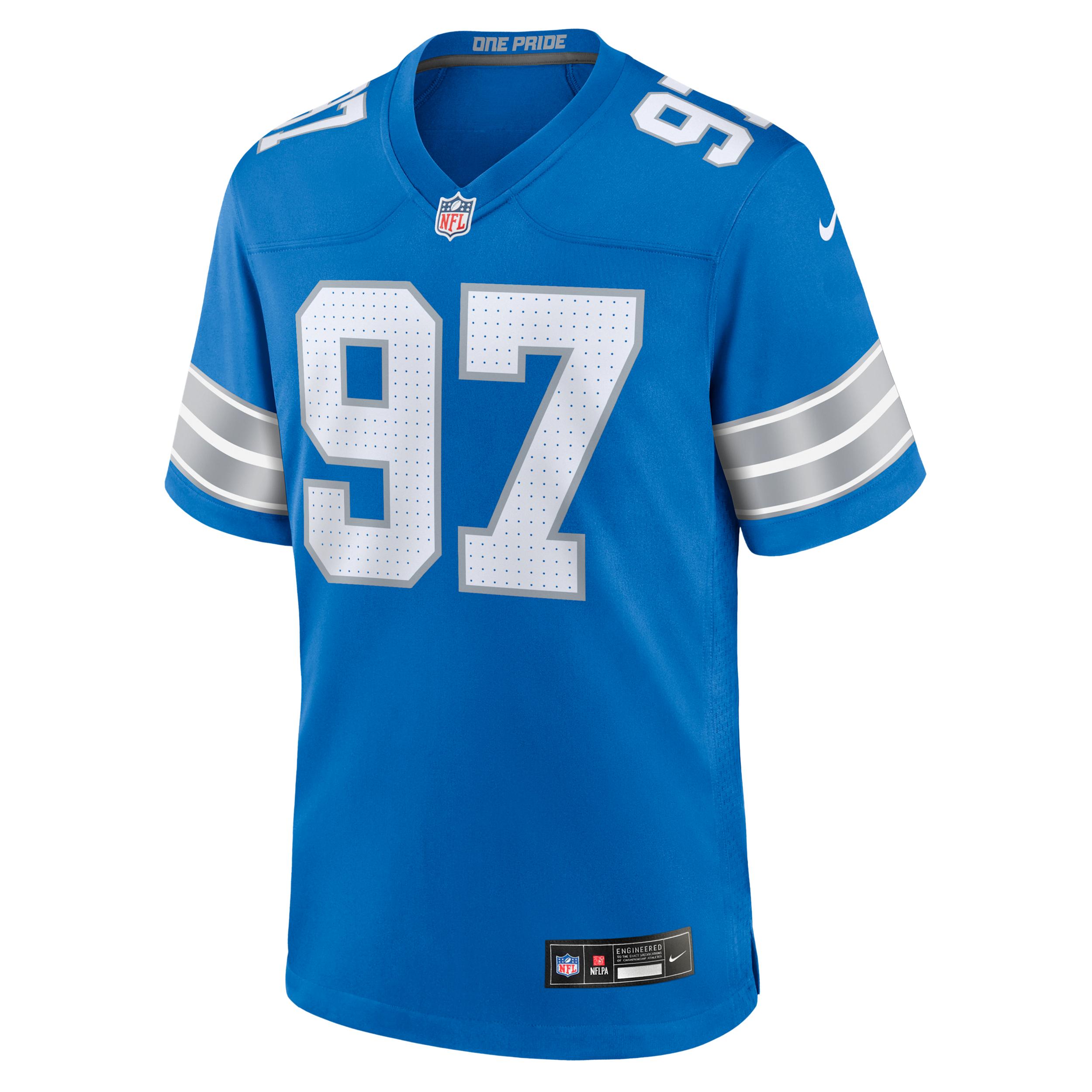 Aidan Hutchinson Detroit Lions Nike Mens NFL Game Football Jersey | 67NM0B9K9JF-DE0 Product Image