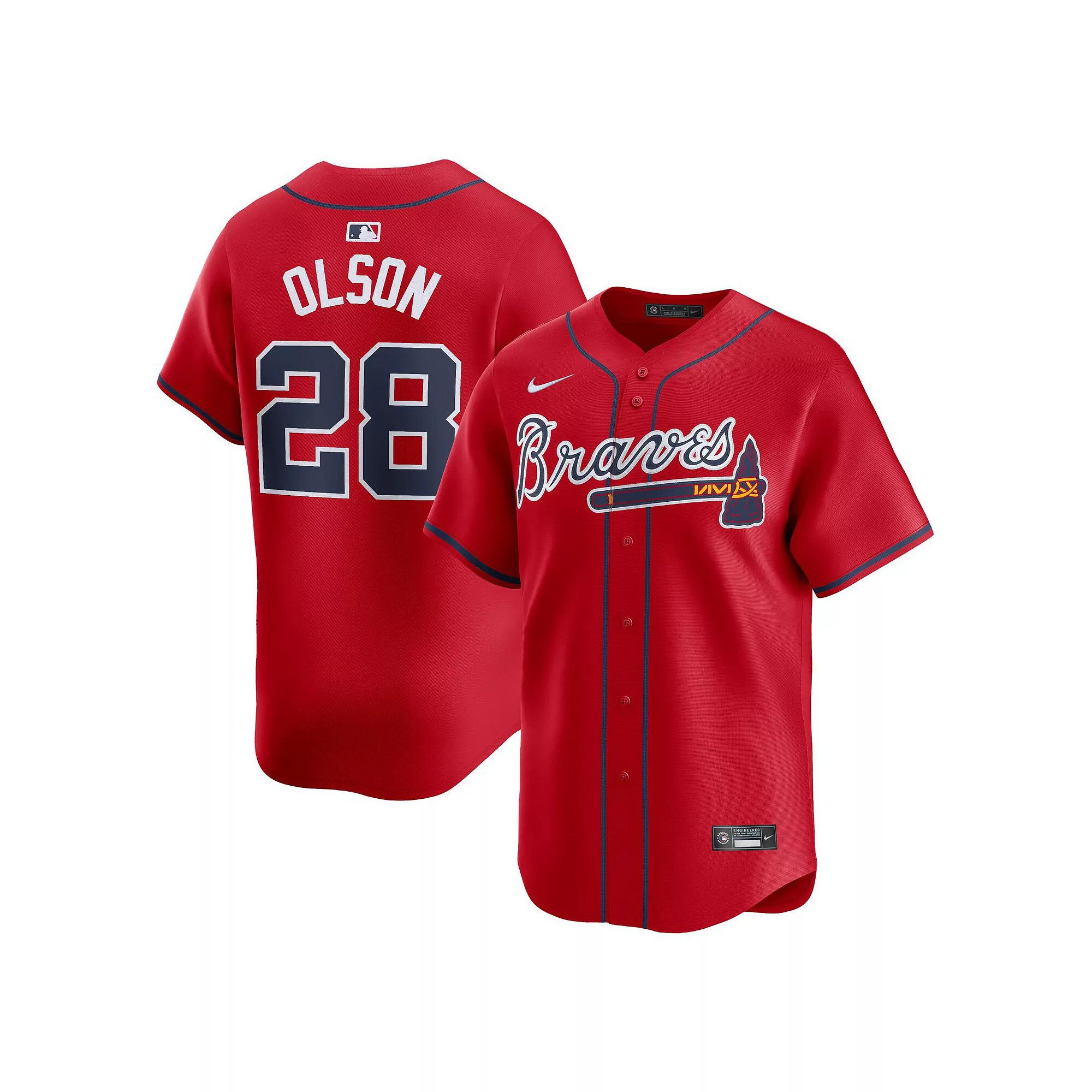 Matt Olson Atlanta Braves Nike Mens Dri-FIT ADV MLB Limited Jersey | T7LMAWA2AW9-00J Product Image