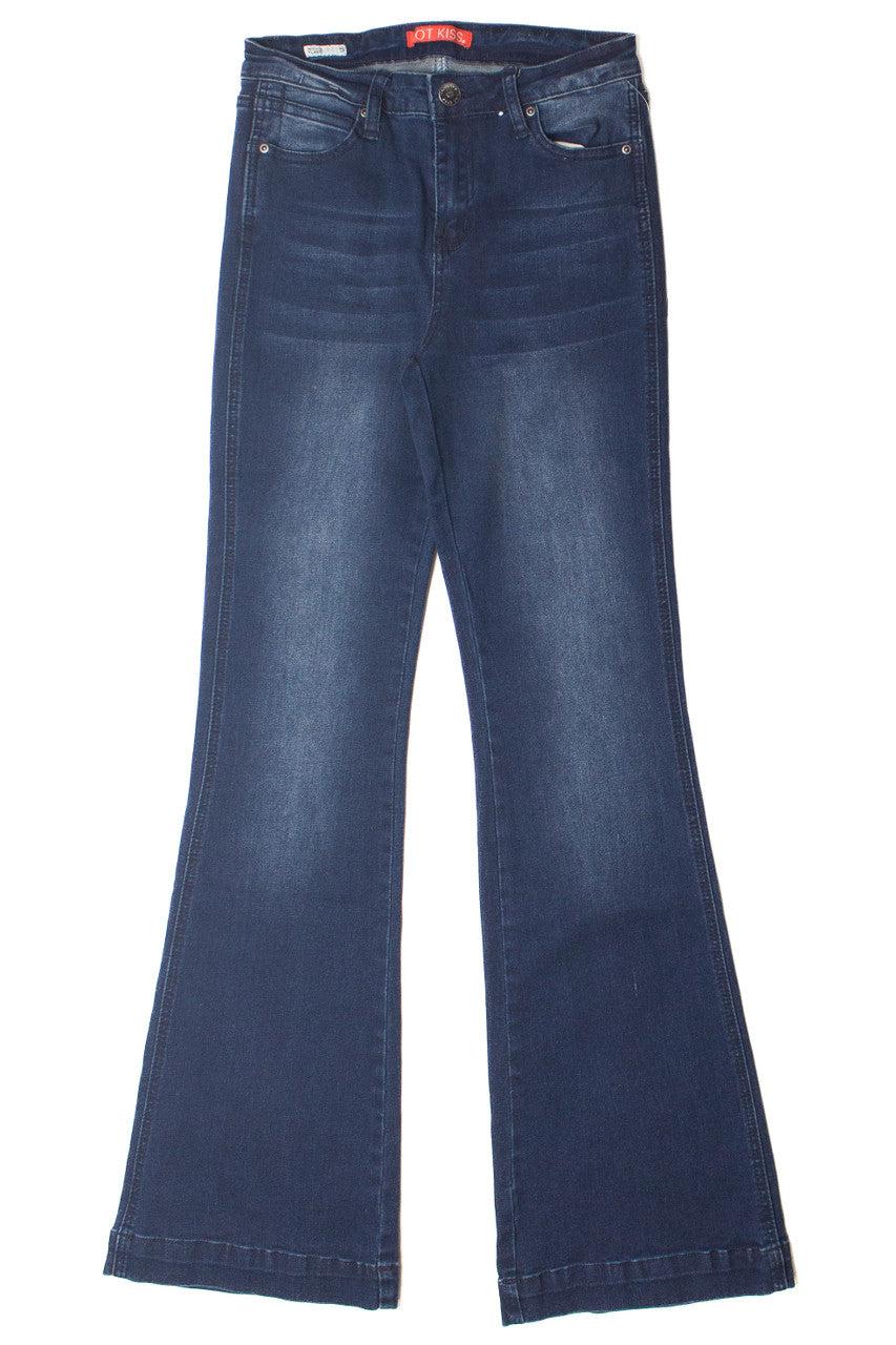 Mid Rise Flare Jeans Product Image