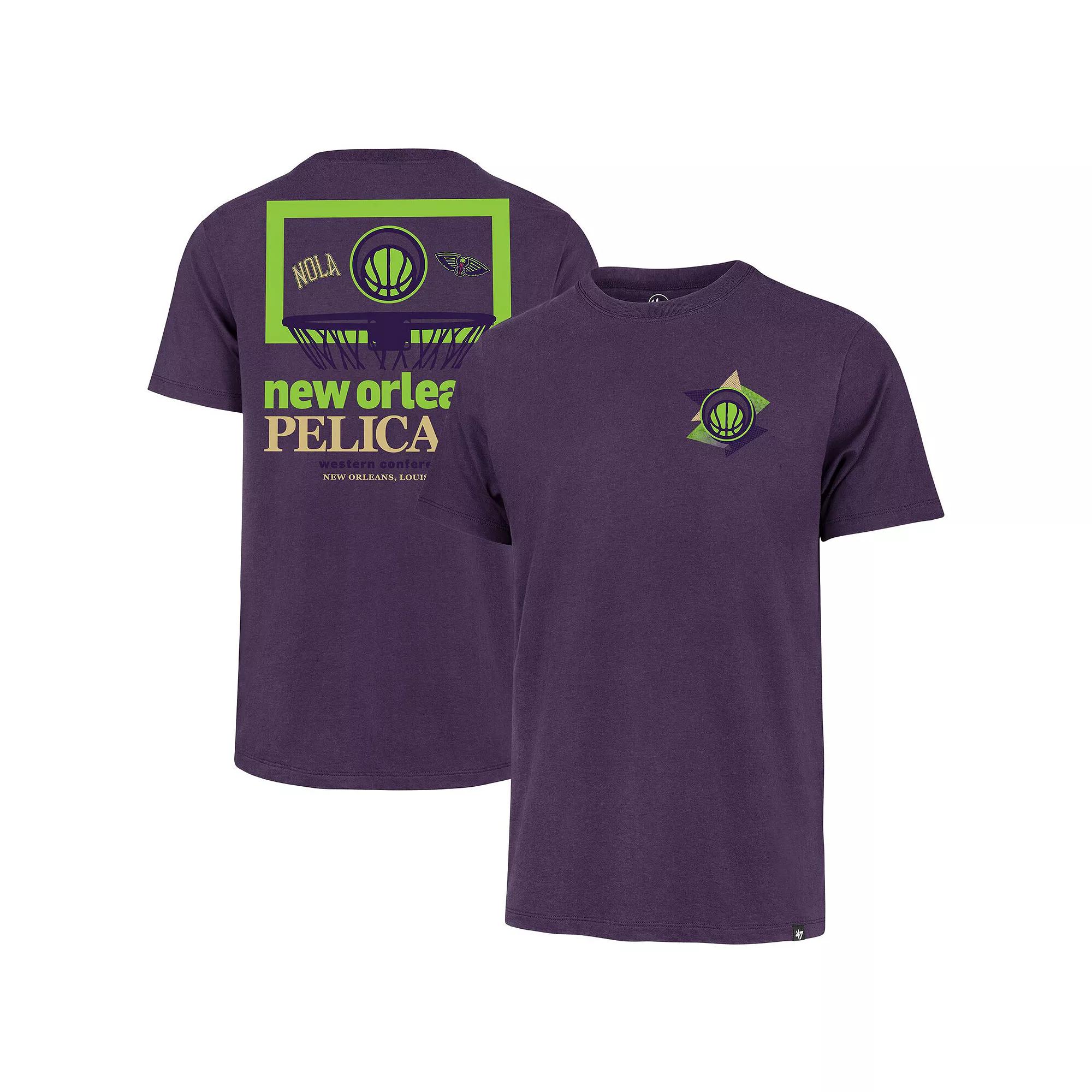 Men's '47 Purple New Orleans Pelicans City Edition Backboard T-Shirt,  Product Image