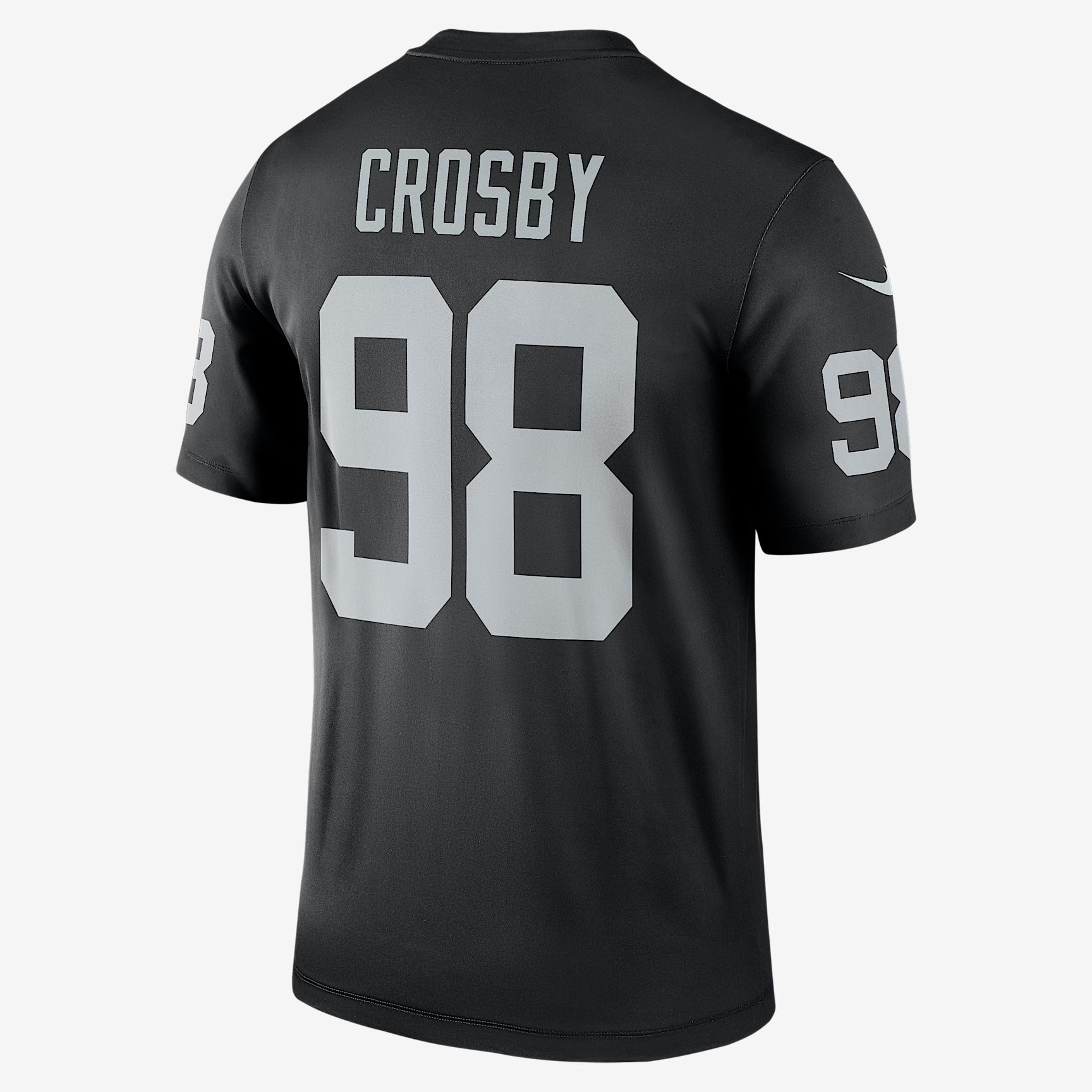 Maxx Crosby Las Vegas Raiders Nike Mens Dri-FIT NFL Legend Jersey | 94NMHLOR8DF-WY2 Product Image