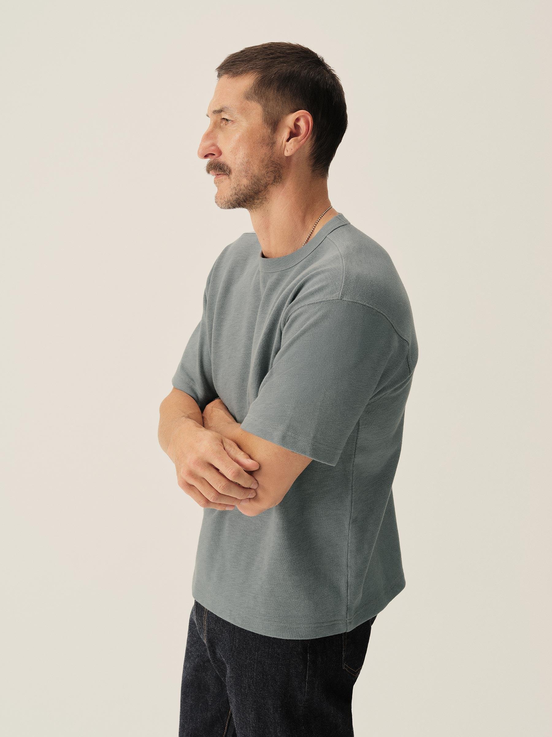 Blue Fescue Field-Spec 90S Boxy Heavy Tee Product Image