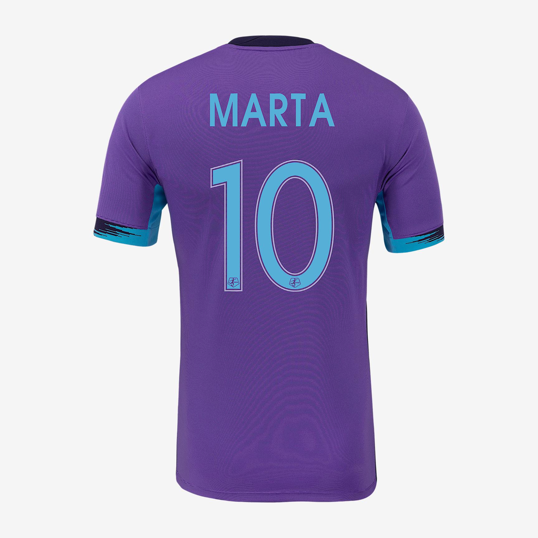 Marta Vieira da Silva Orlando Pride 2025 Stadium Away Nike Mens Dri-FIT NWSL Replica Jersey | P35556ORMV-AGF Product Image