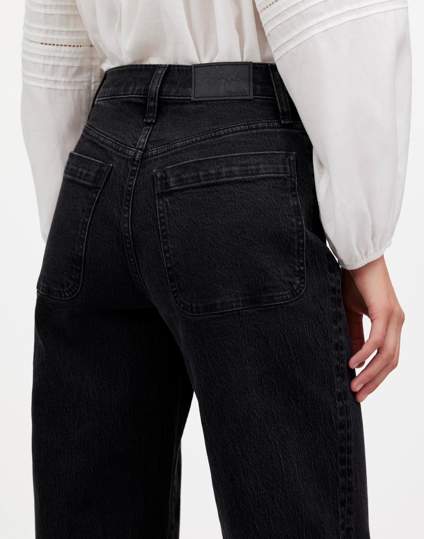 The Emmett Wide-Leg Full Length Jean: Patch Pocket Edition Product Image