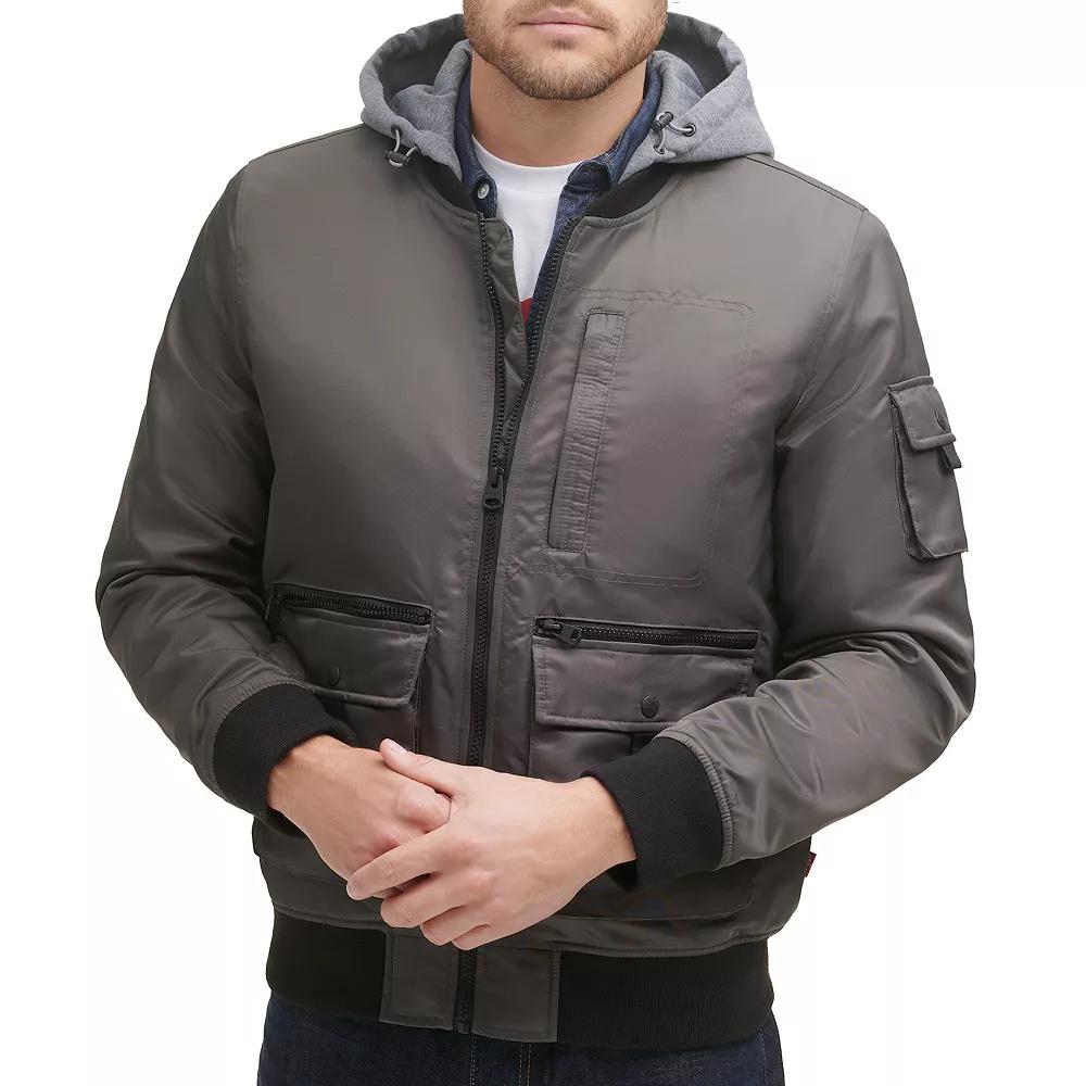 Men's Levi's® Hooded Utility Bomber Jacket,  Product Image