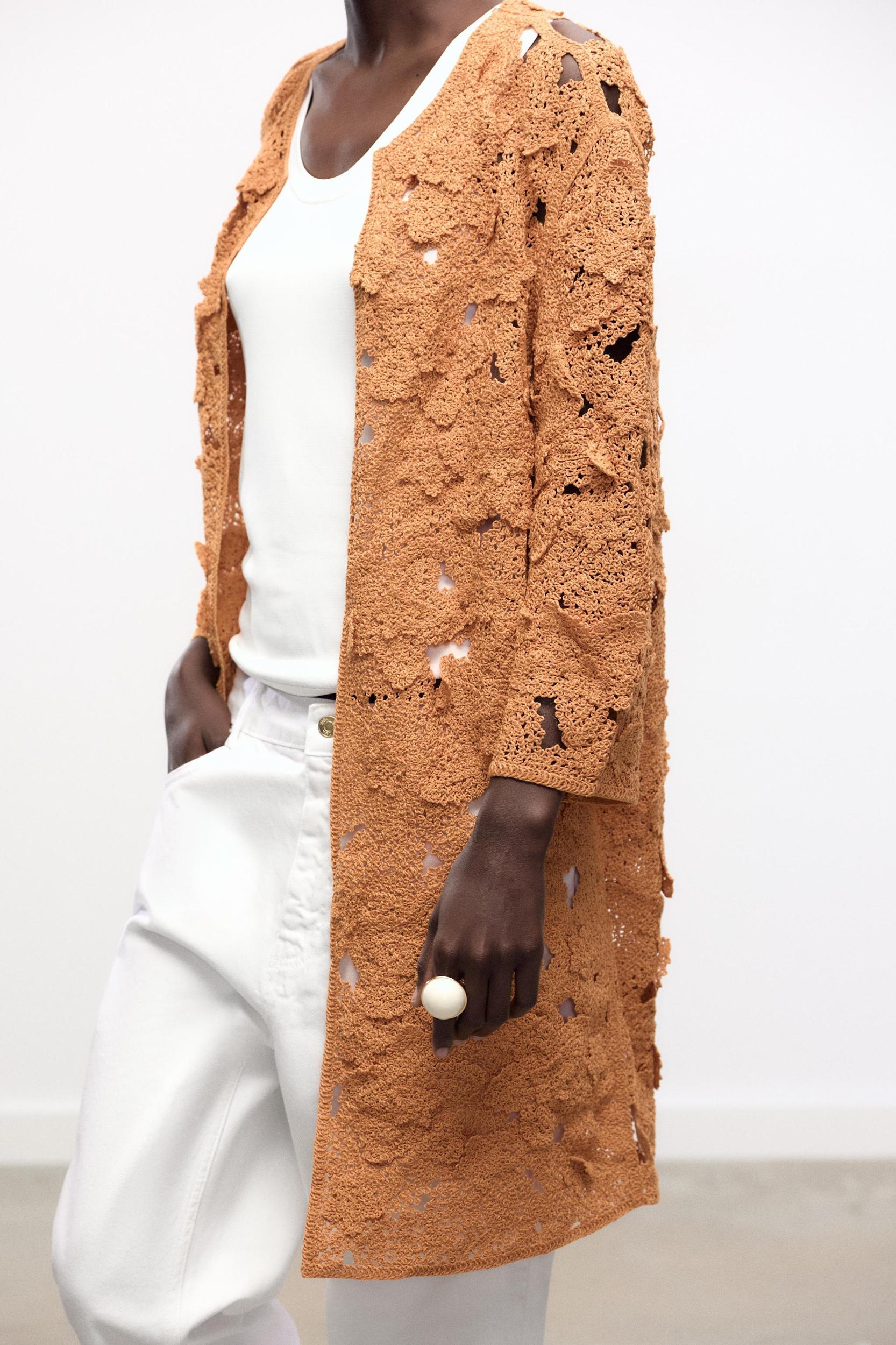 MACRAMÉ OPEN COAT Product Image