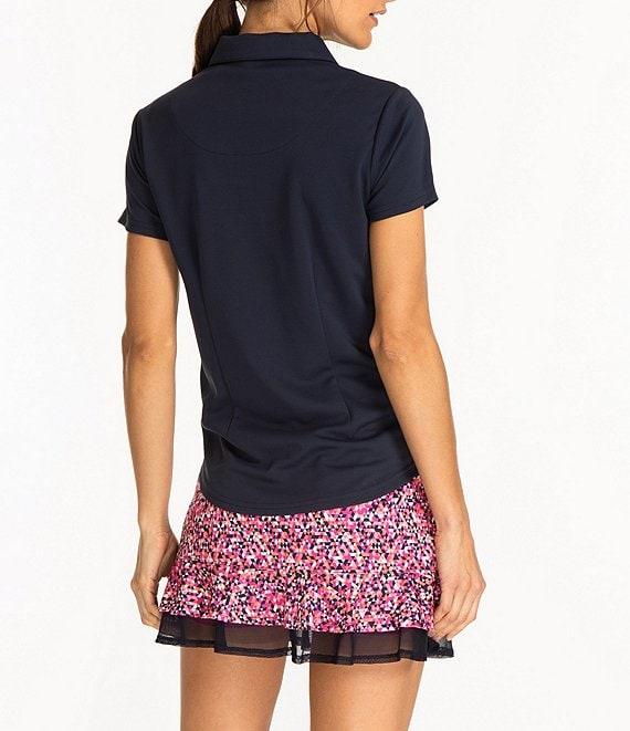 Sport Haley Courte Short Sleeve Quarter Zip Collared Polo Product Image