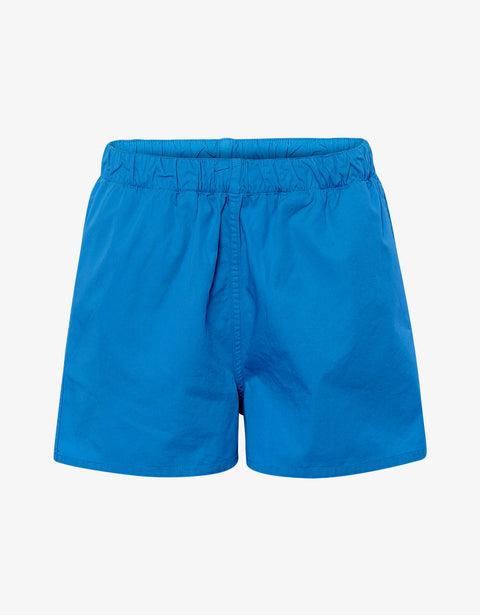 Women Organic Twill Shorts - Pacific Blue Product Image
