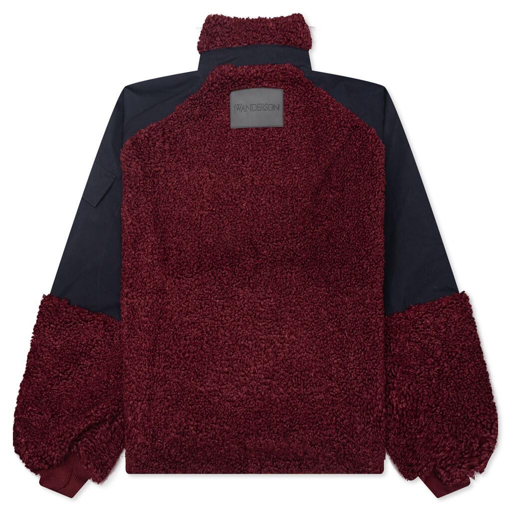 Colour Block Fleece Track Top Male Product Image