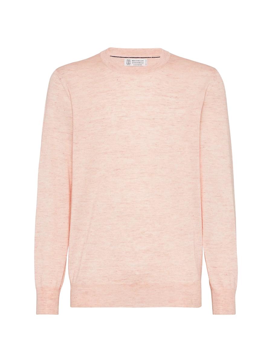 Mens Lightweight Cashmere, Silk and Linen Sweater Product Image