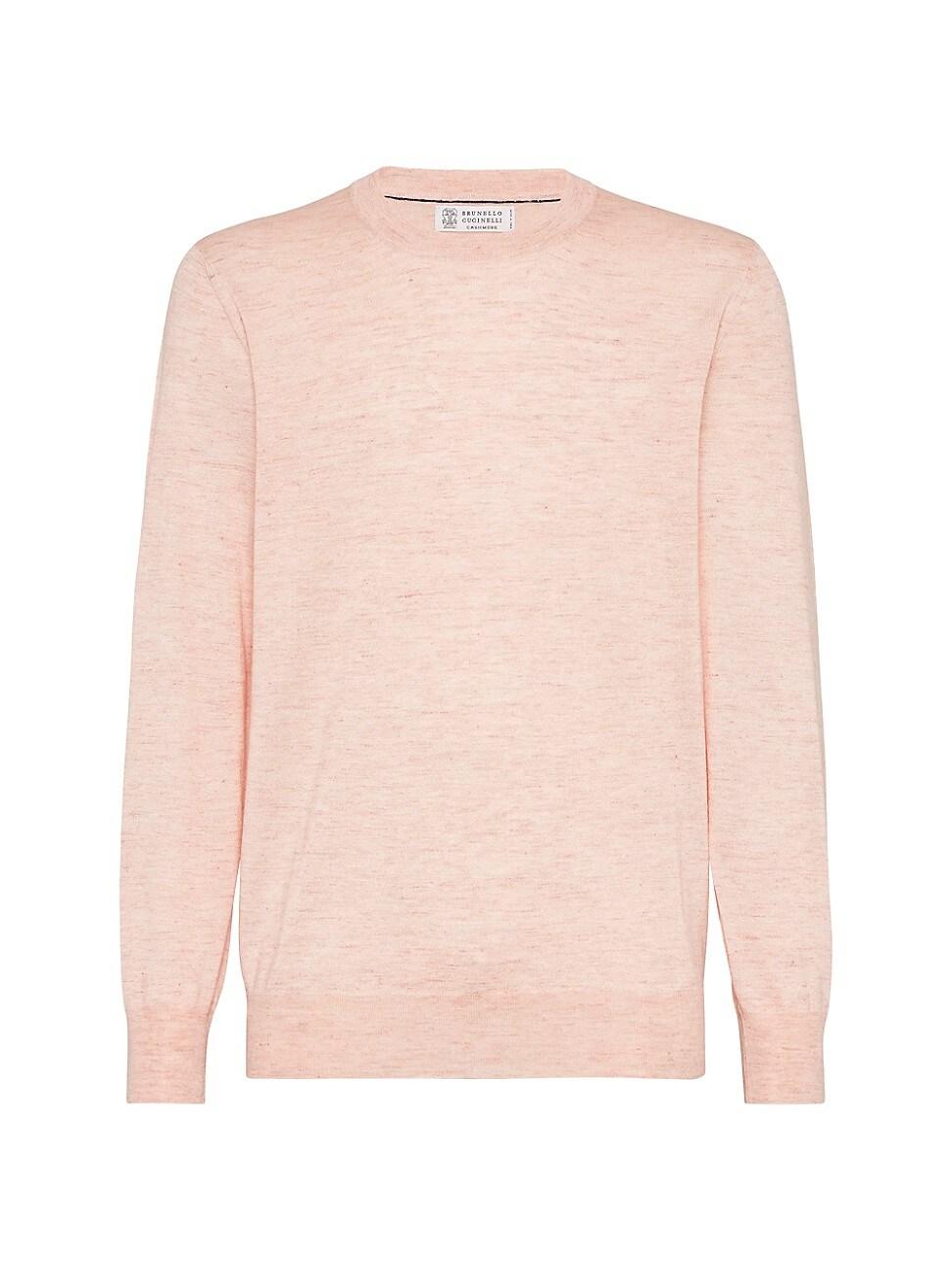 Mens Lightweight Cashmere, Silk and Linen Sweater Product Image