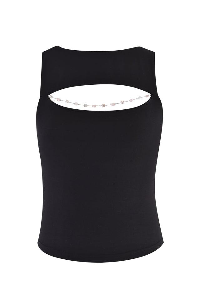 NOVENA TOP - BLACK Product Image
