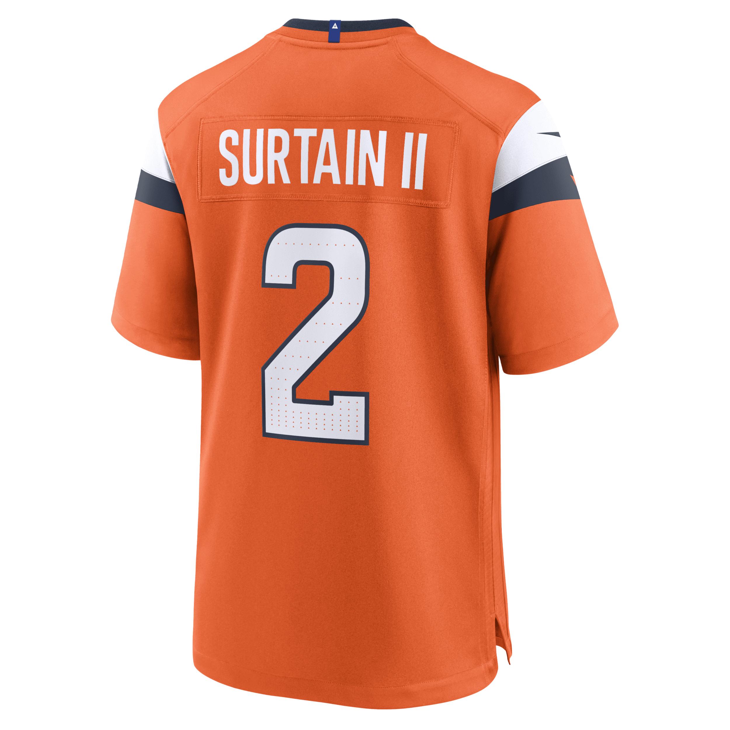 Patrick Surtain II Denver Broncos Nike Mens NFL Game Football Jersey | 67NM0B8L8WF-PZ1 Product Image
