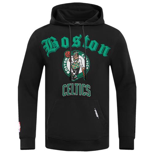 Pro Standard Mens Pro Standard CELTICS OLD ENGLISH FLC PO HOODIE - Mens Black Product Image