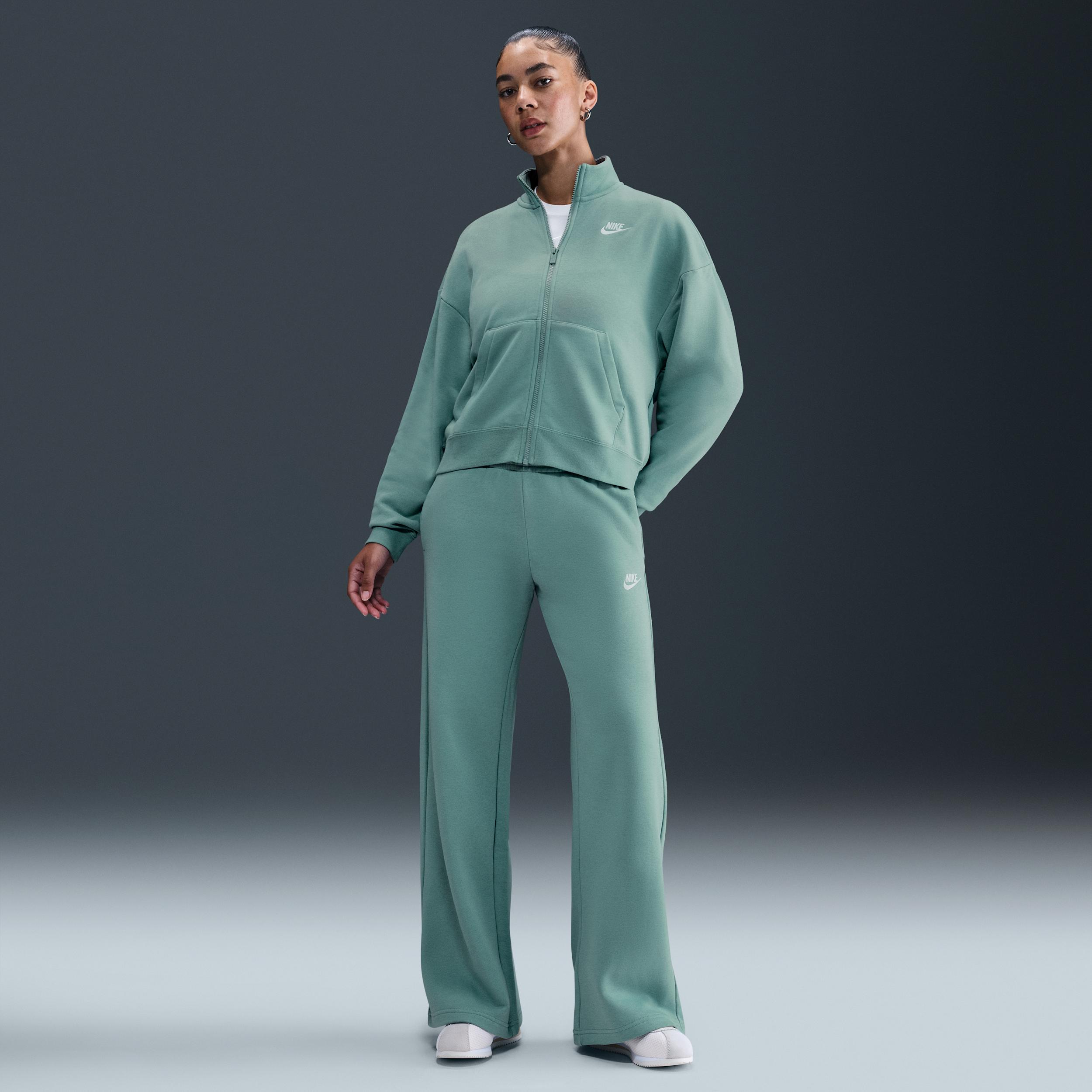 Women's Nike Sportswear Club Fleece Mid-Rise Wide-Leg Sweatpants Product Image