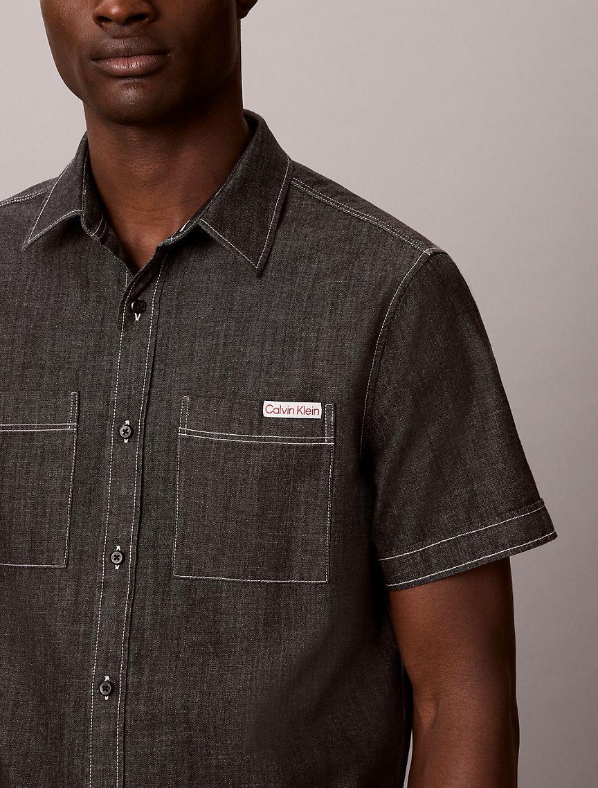 Chambray Classic Button-Down Shirt Product Image