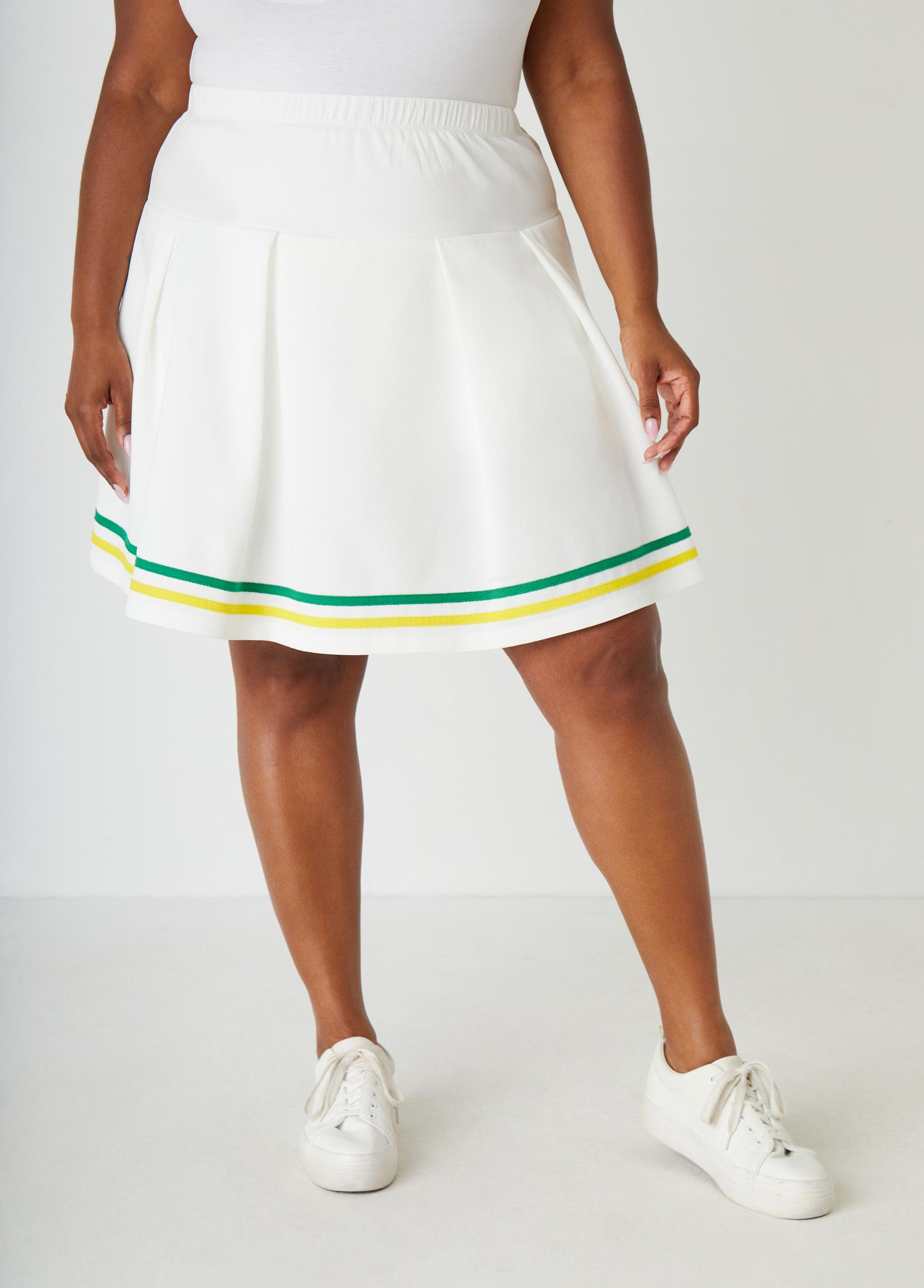 Striped Tennis Skort Product Image