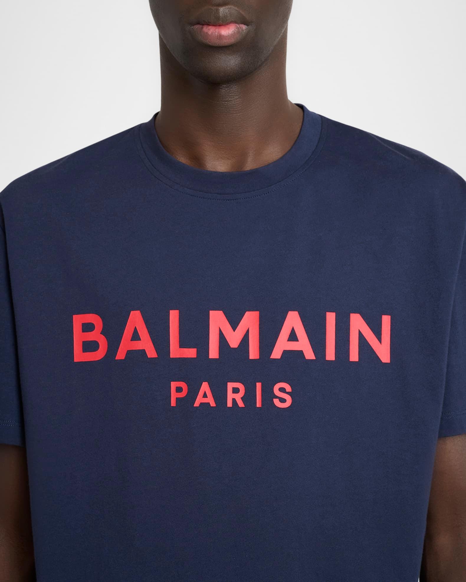 Men's Cotton Logo Crewneck T-Shirt Product Image