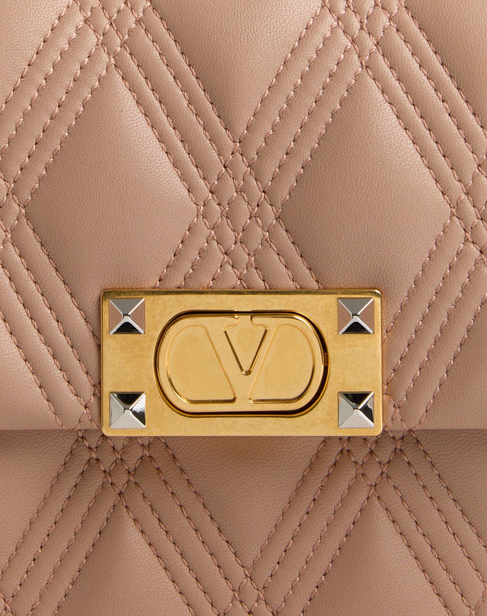 Valentino Garavani Quiltie 67 Medium Shoulder Bag In Quilted Nappa Leather Product Image