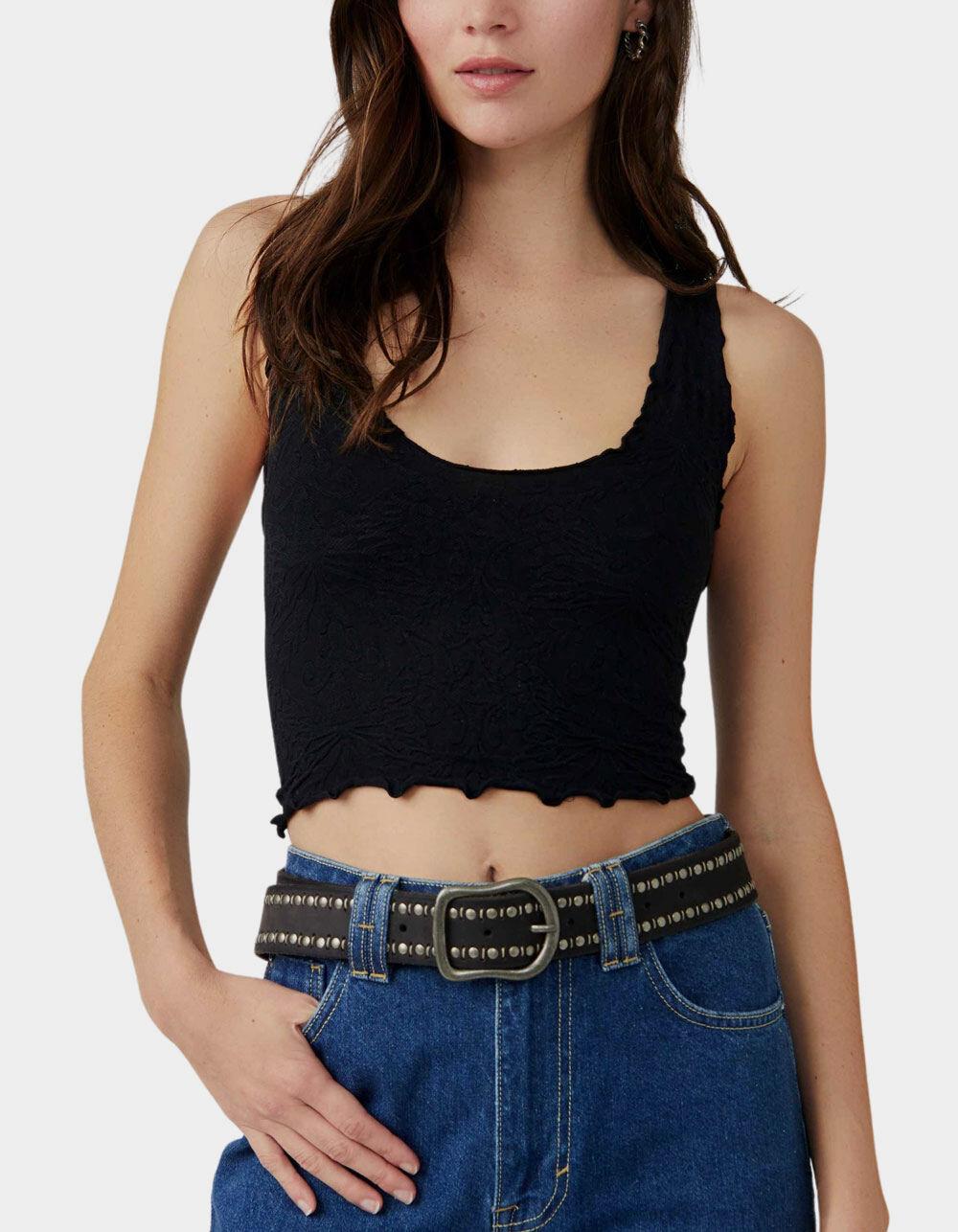 FREE PEOPLE Here For You Womens Cami - BLACK Product Image