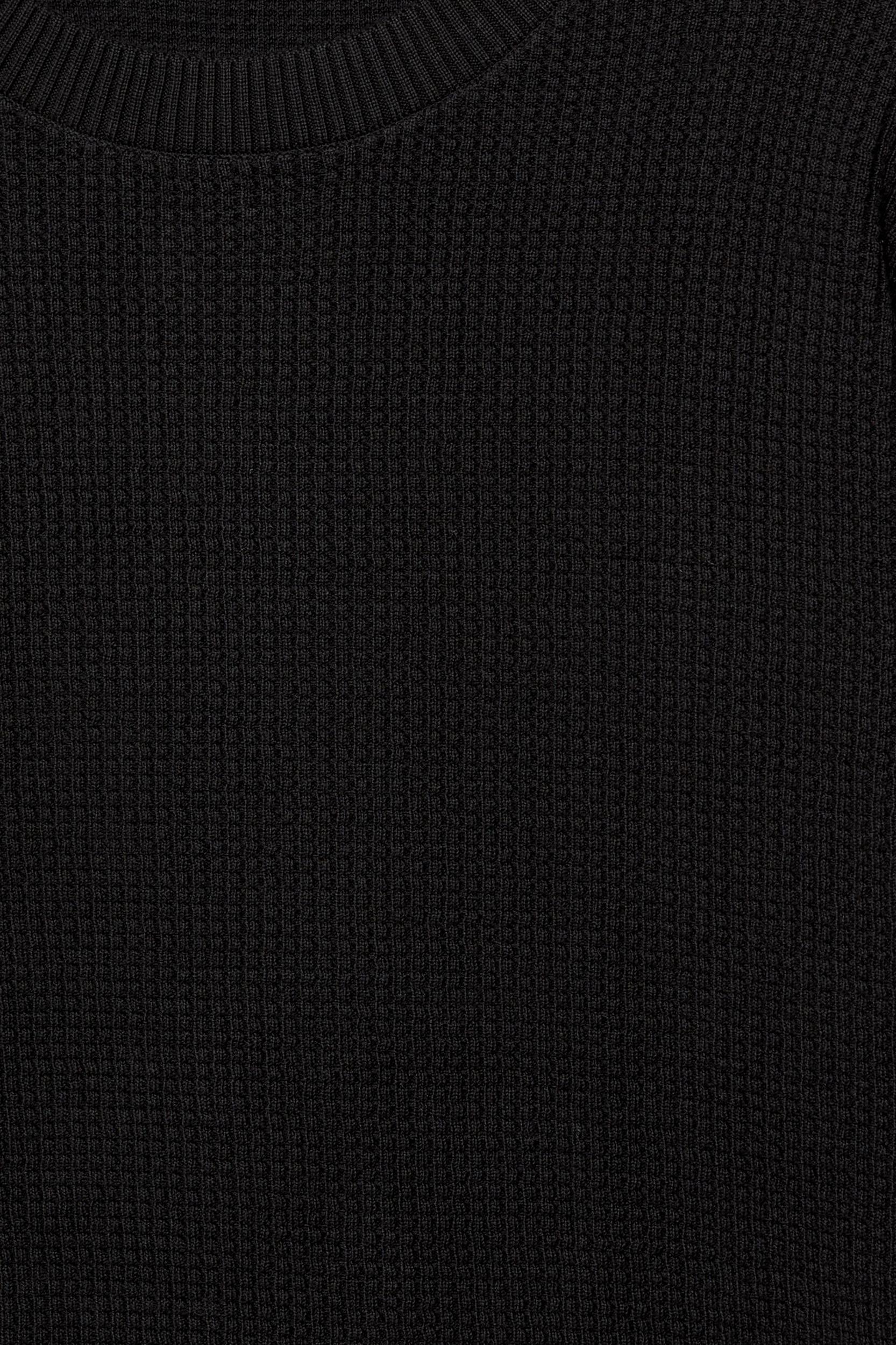 Waffle knit sweater Product Image