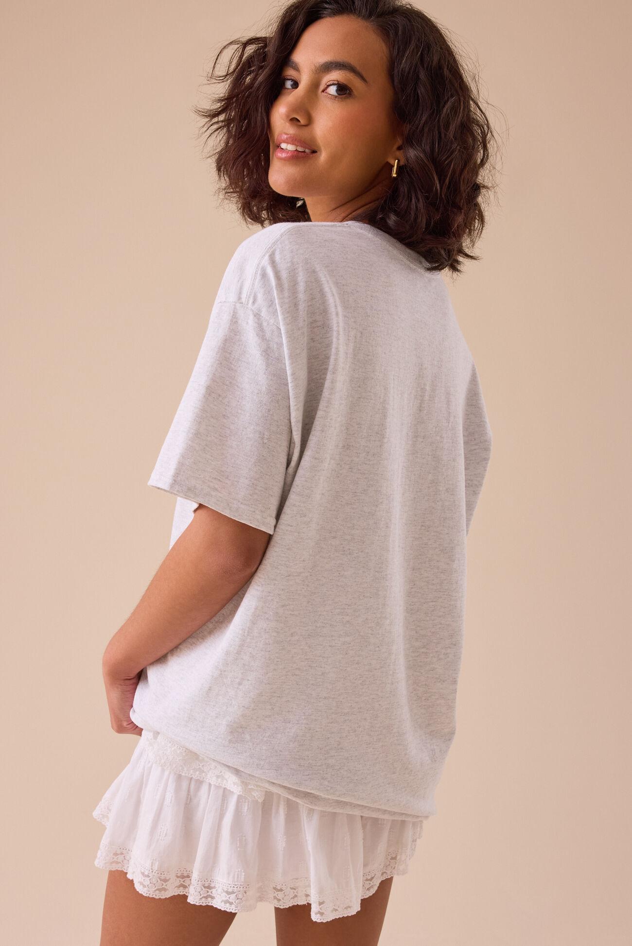 USA Embroidered Oversized Tee Product Image