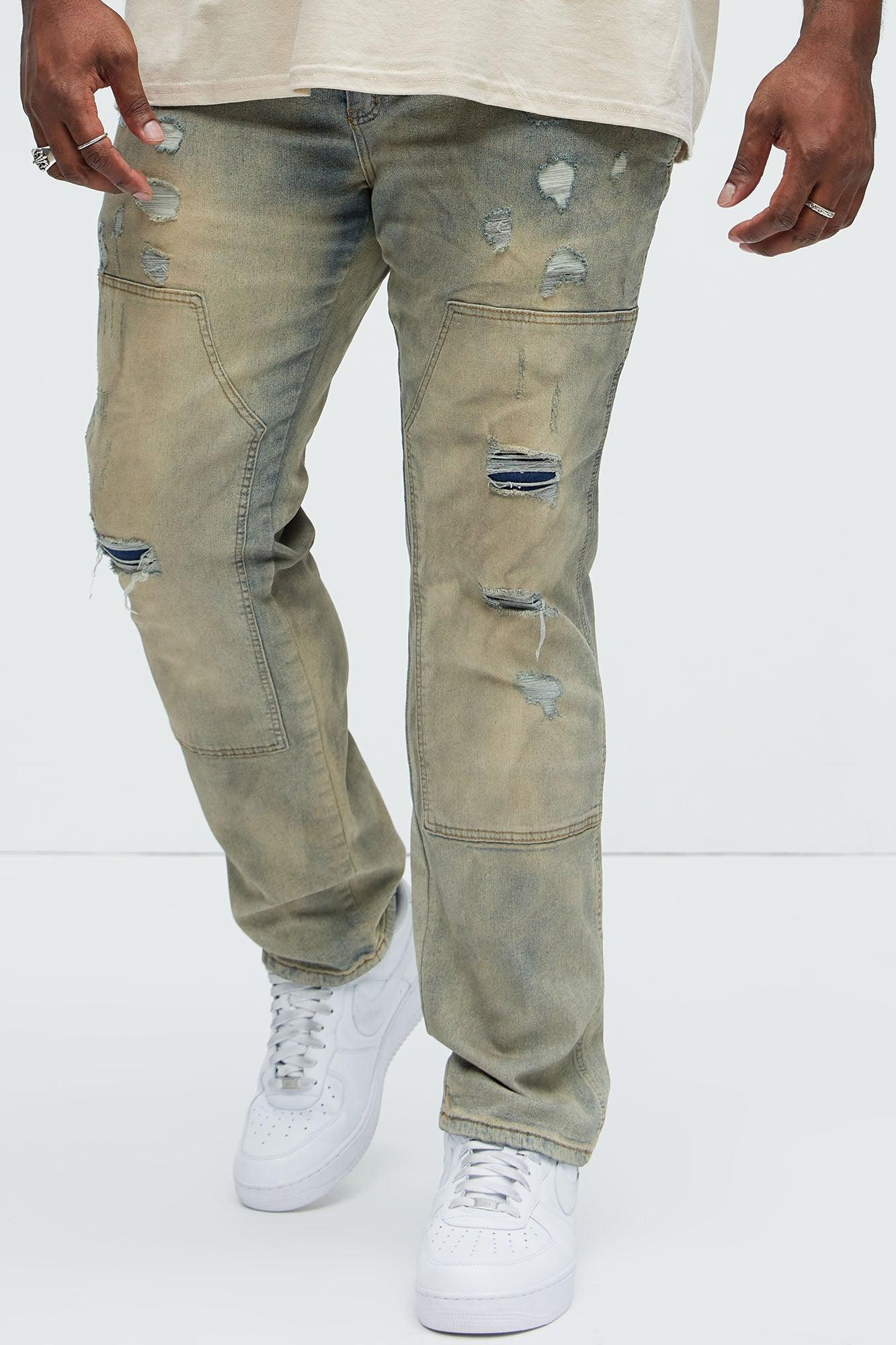 Put In The Work Panel Slim Jeans - Vintage Wash Product Image