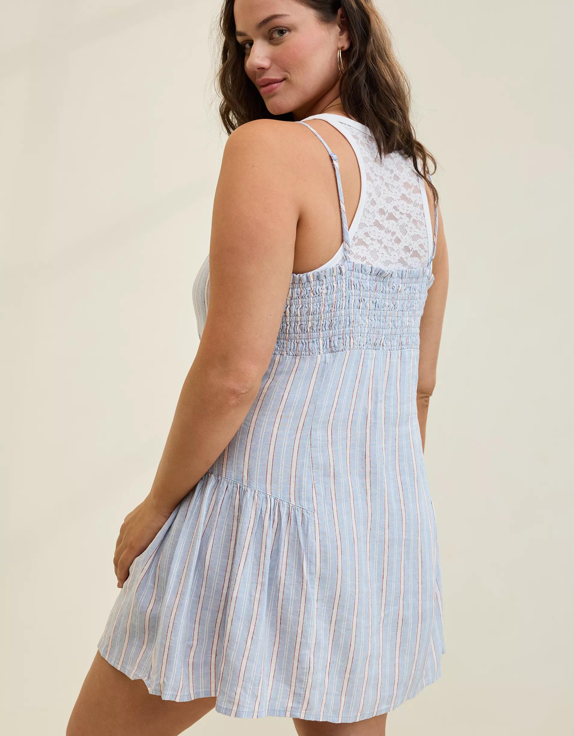 Aerie Ruched Mini Dress Product Image