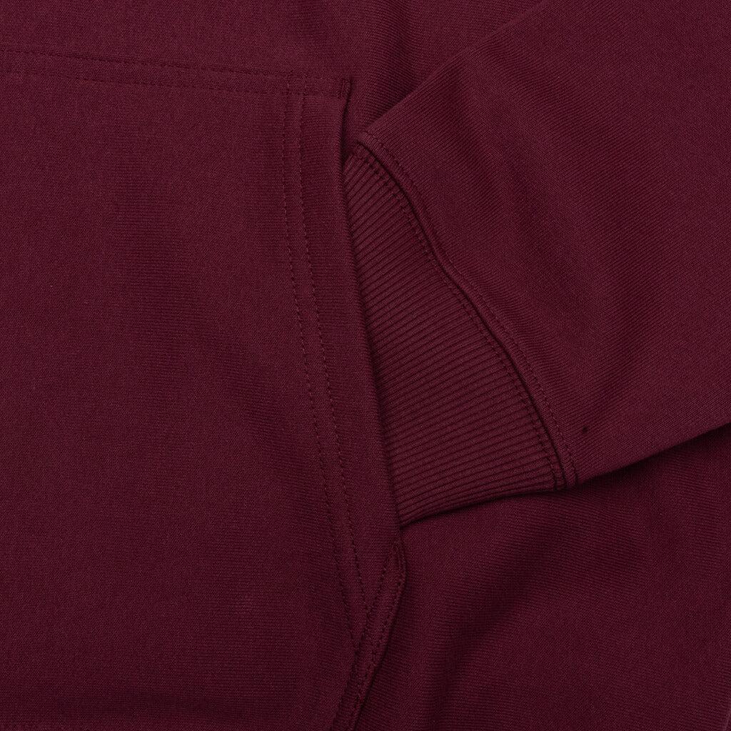 Color Camo College Cutting Relaxed Fit Hoodie - Purple Male Product Image