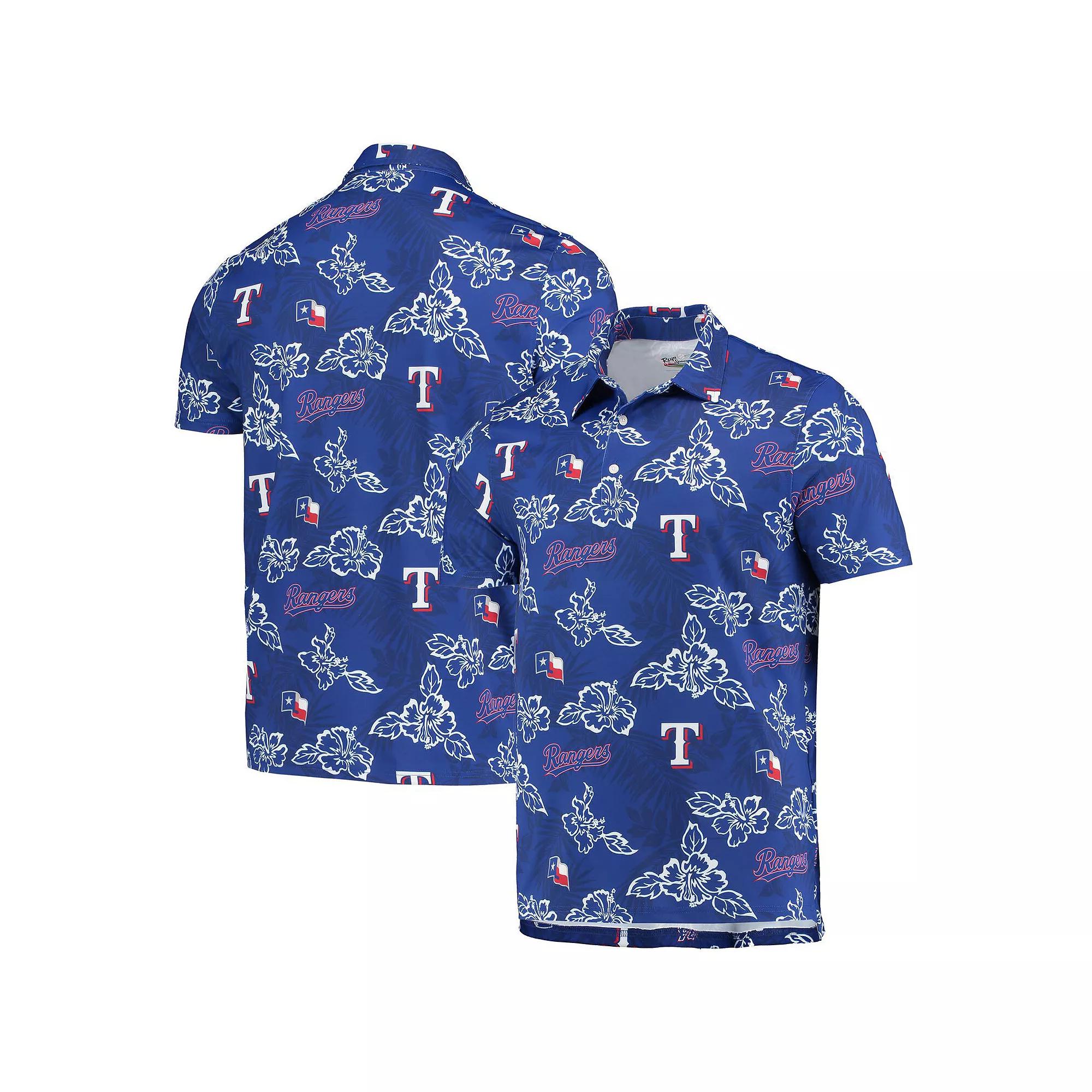Men's Reyn Spooner Royal Texas Rangers Performance Polo, Size: XL, Blue Product Image