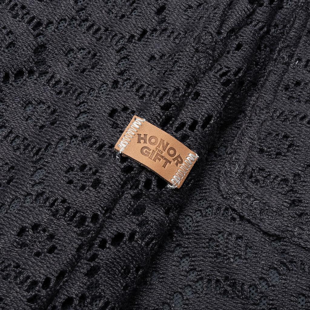 Crochet Short - Black Male Product Image