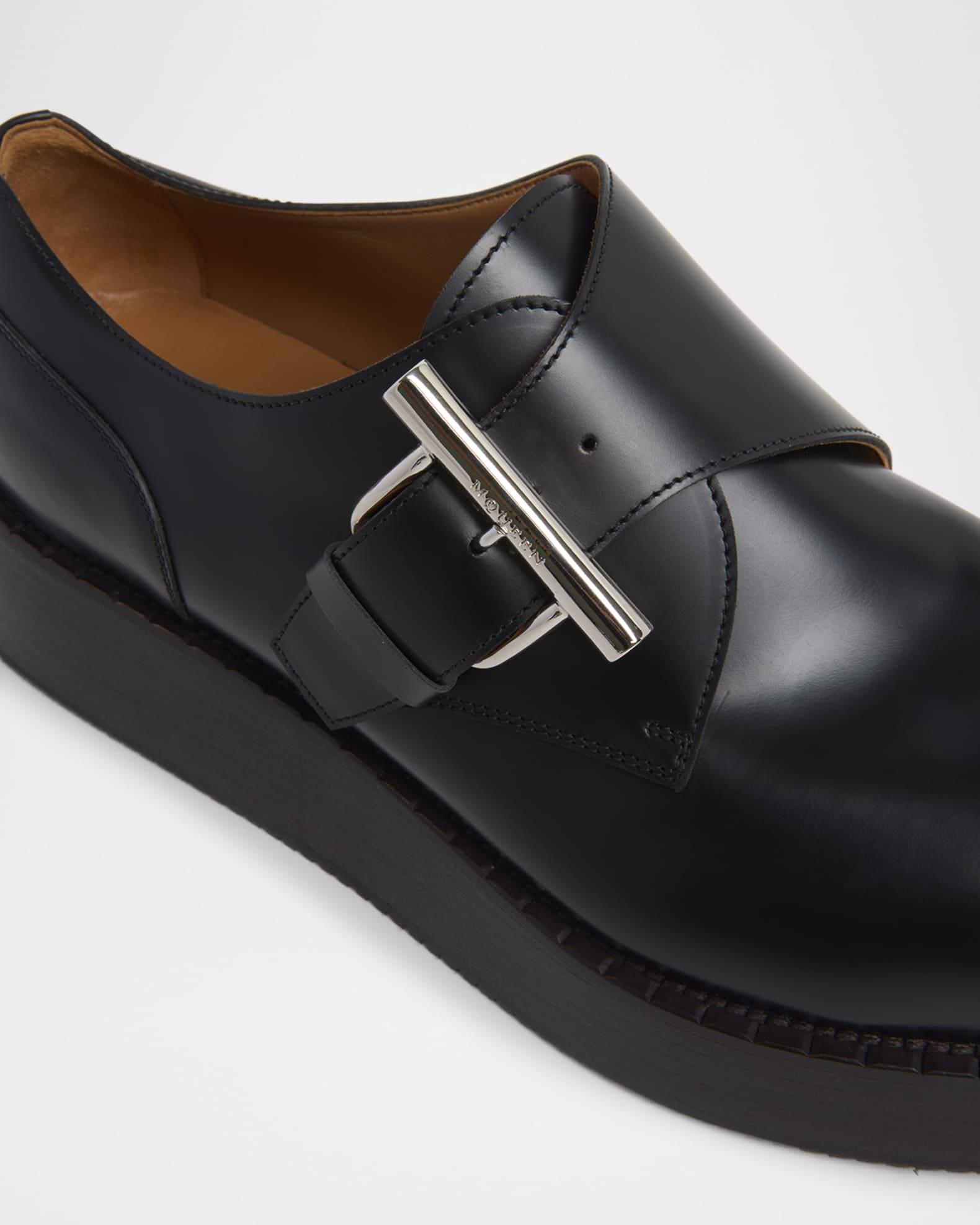 Men's T-Bar Leather Creeper Shoes Product Image