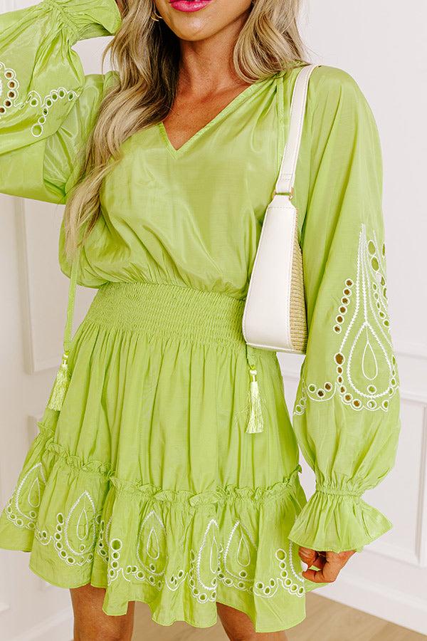 Key West Cutie Eyelet Mini Dress Product Image