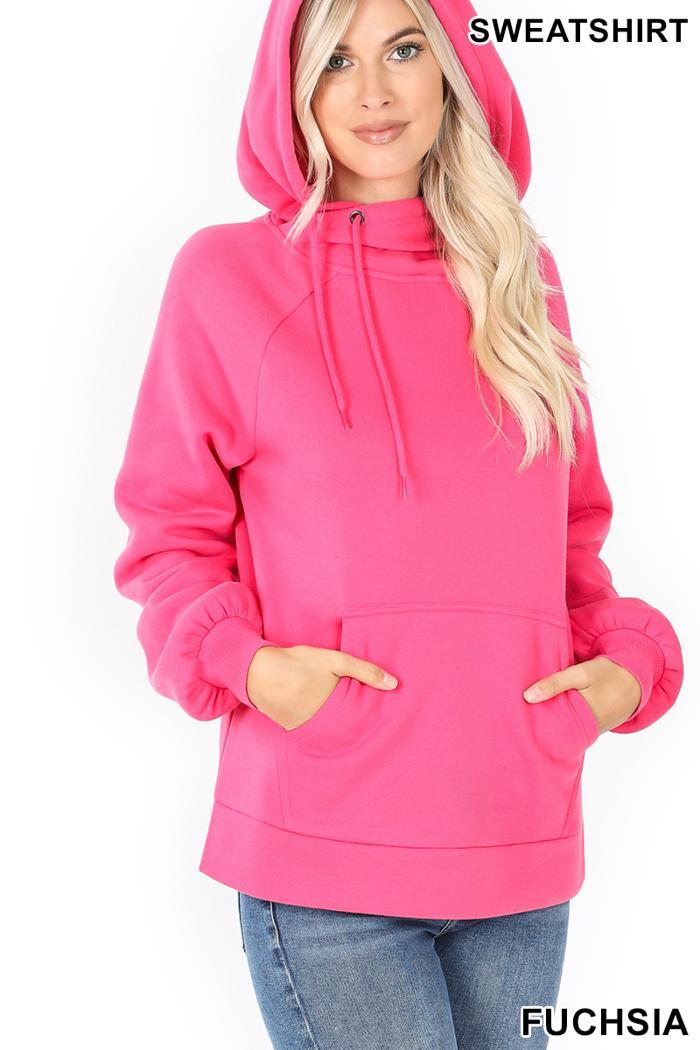 Side Tie Hoodie Sweatshirts Product Image