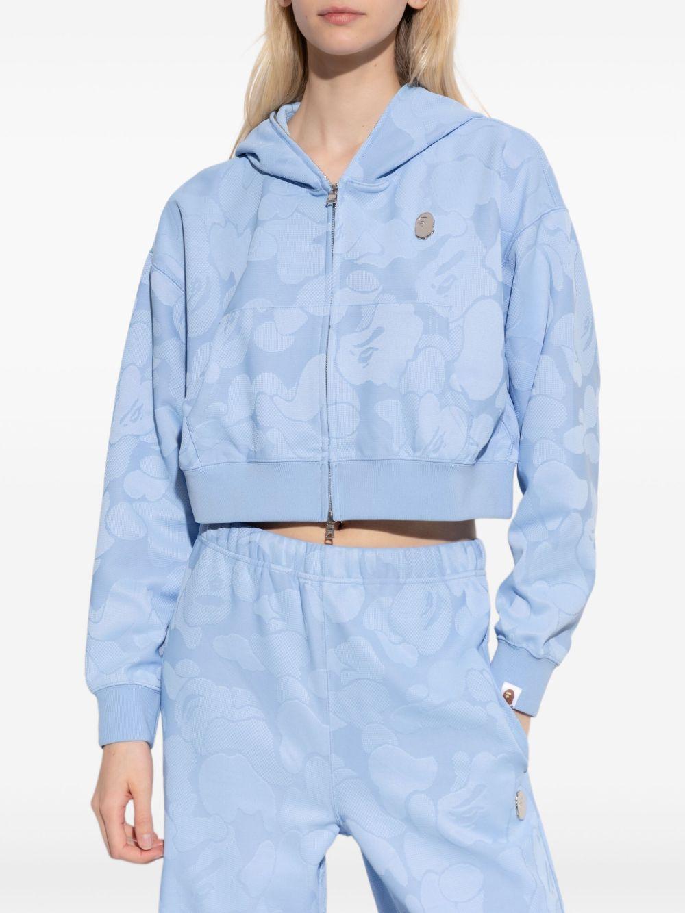 logo zip-up hoodie Product Image