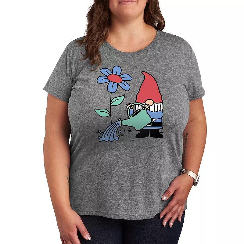 Plus Gardening Gnome Graphic Tee, Women's,  Product Image
