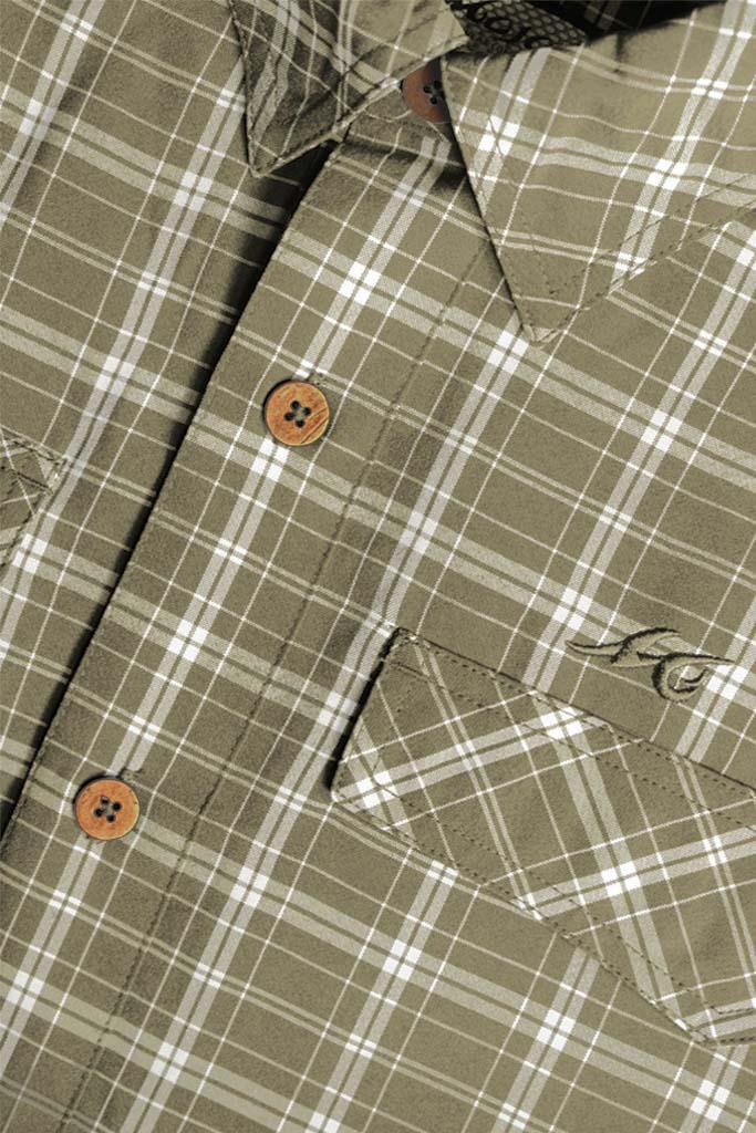 Mojo Sportswear Company Coastal Plaid Short Sleeve Men's Fishing Shirt Product Image