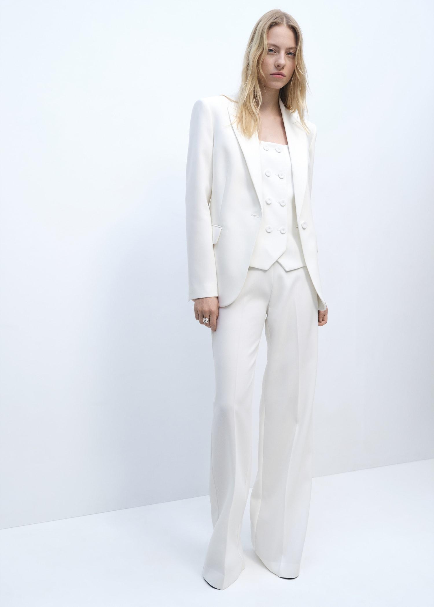 Structured suit jacket - Women | MANGO USA Product Image