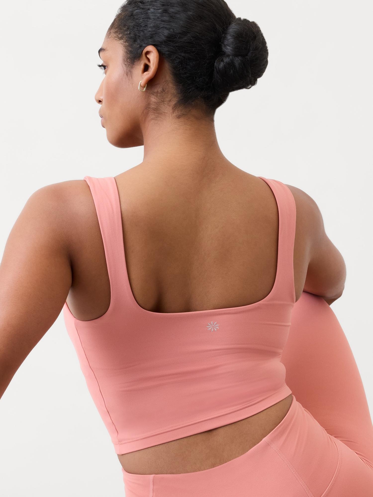 Transcend Square Neck Crop Sports Bra D-DD Product Image