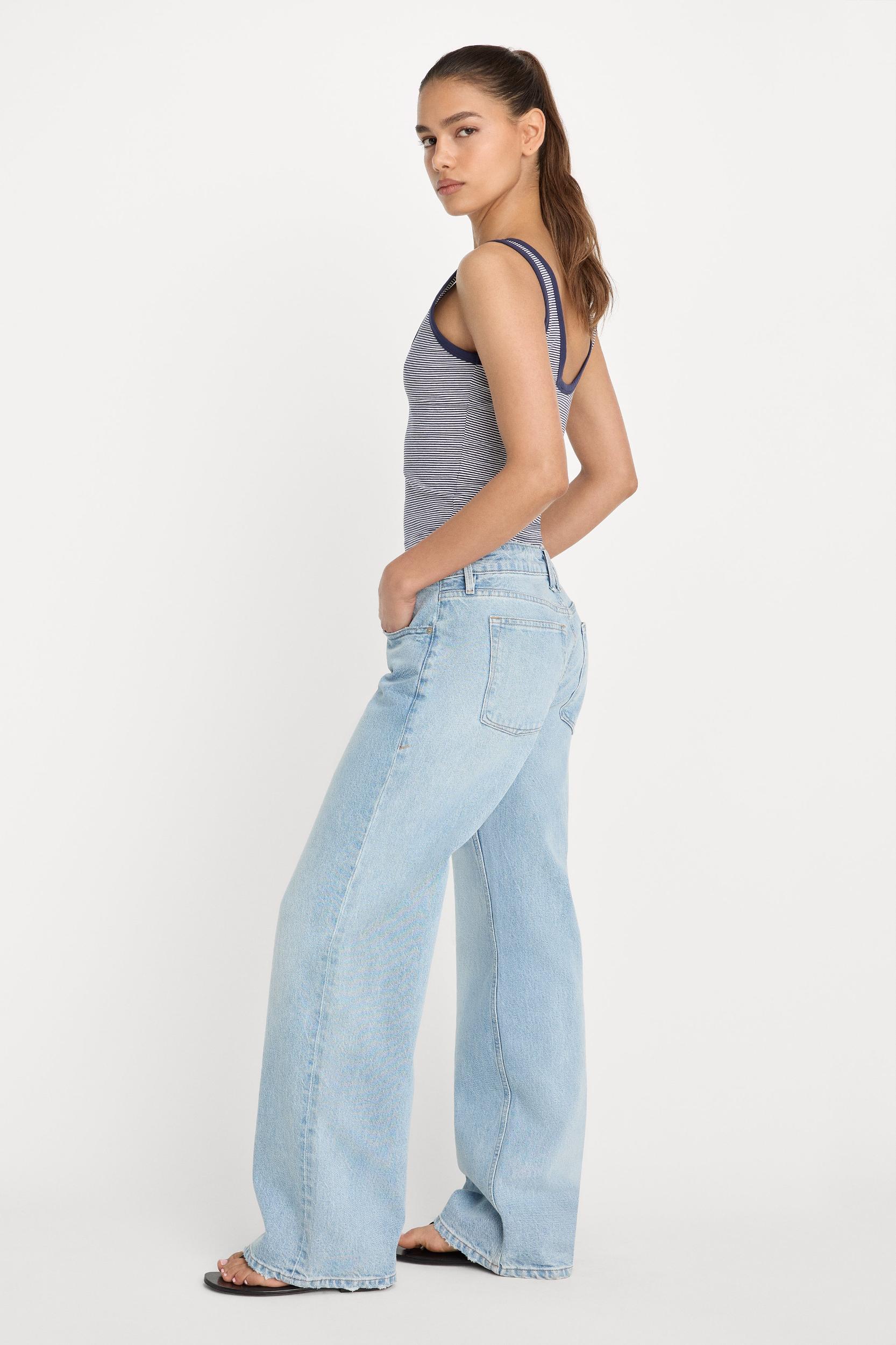 VINTAGE LOW LOOSE JEANS | INDIGO1223 Product Image