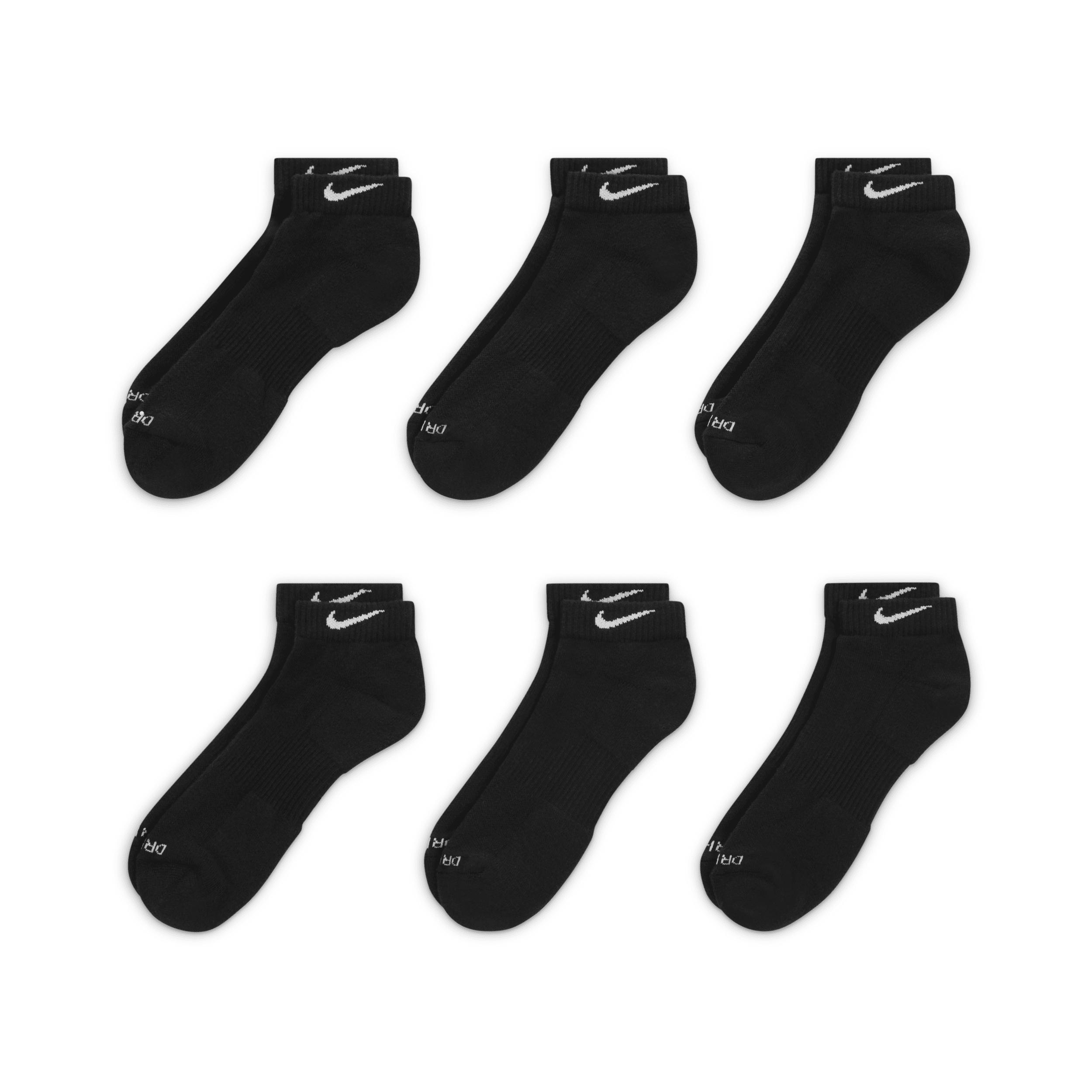 Nike Unisex Everyday Plus Cushioned Training Low Socks (6 Pairs) | SX7042-100 Product Image