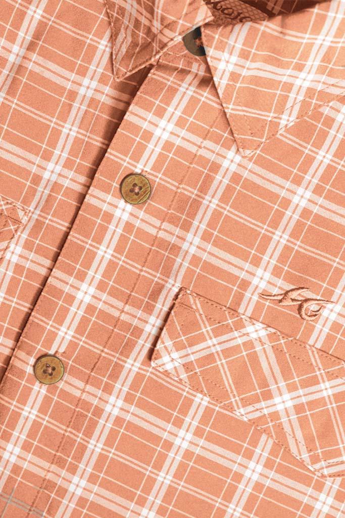 Mojo Sportswear Company Coastal Plaid Short Sleeve Men's Fishing Shirt Product Image