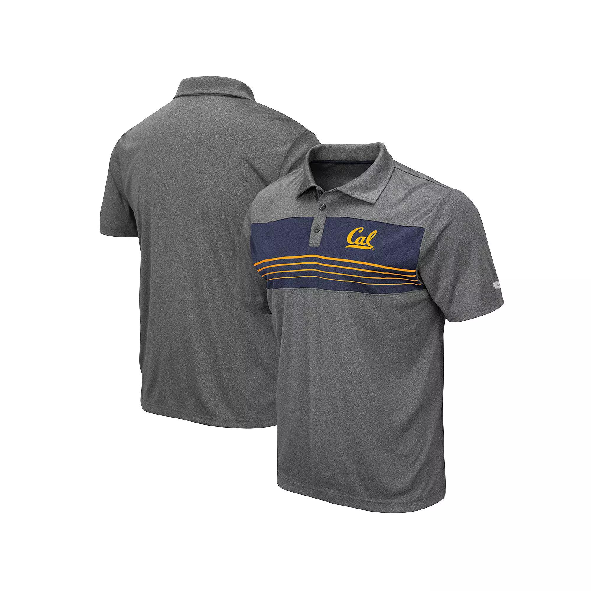 Men's Colosseum Heathered Charcoal Florida State Seminoles Smithers Polo,  Product Image