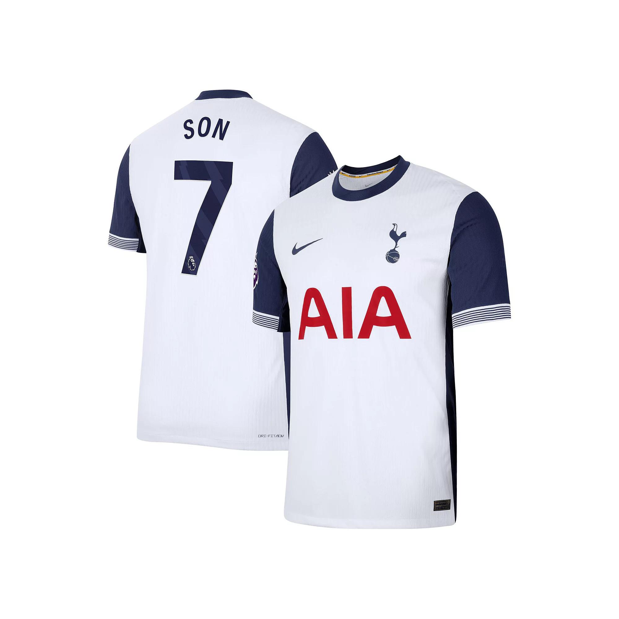 Men's Nike Son Heung-Min White Tottenham Hotspur 2024/25 Home Authentic Player Jersey, Size: Medium, Tot White Product Image