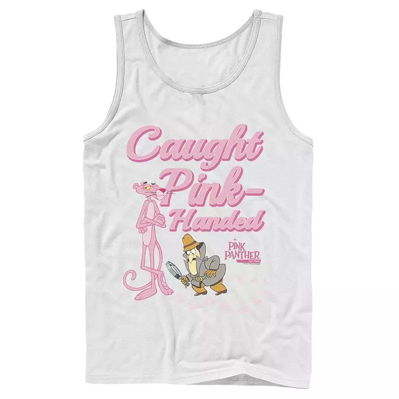 Men's Pink Panther Caught Pink-Handed Tank Top,  Product Image